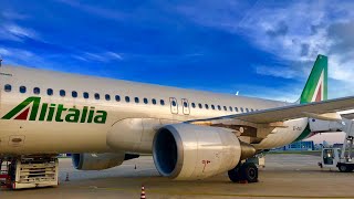 REVIEW  Alitalia  Brindisi BRS  Rome FCO  Airbus A320200  Economy [upl. by Westleigh56]