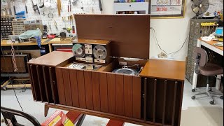 Restoring a Zenith YT960 Stereo Console with Z57 Reel to Reel  Wollensak 5730 [upl. by Kroll46]