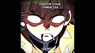 Japanese Stutter  Choose Your Character Game Edit  KNY [upl. by Milks34]