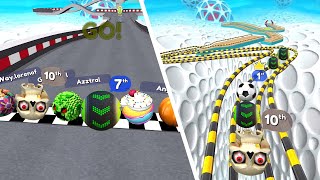 Going Balls  EPIC RACE LEVEL Gameplay Android iOS 518 [upl. by Ellehsat]