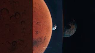 Mars going towards earth for colliding mars earth scienceknowledge facts science spacefacts [upl. by Julia]