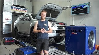 Isuzu MUX Unichip Q4 Tuning Module Installation  Dyno Tune [upl. by Chuu]