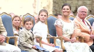 Crown Princess Victoria of Swedens birtday celebration [upl. by Rainwater]