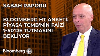 Sabah Raporu  Bloomberg HT Anketi Piyasa TCMBnin Faizi Pde Tutmasını Bekliyor  20 Mayıs 2024 [upl. by Jaclyn]