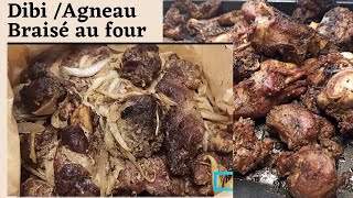 🌸Comment faire un vrai DIBI Agneau Braisé à la Sénégalaise au four 🔥dibi agneau braised food [upl. by Romito899]