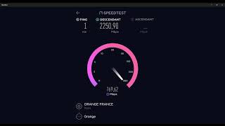 Fibre Orange Livebox 6 Speed Test Livebox Max Fibre 2Gbs [upl. by Barton]