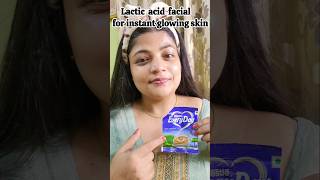 Home Made Facial For Glowing Skin facial lacticacid clearskin viralshort beautyguider2395 [upl. by Noissap]