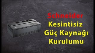 Schneider Easy UPS Güç Kaynağı [upl. by Efthim]