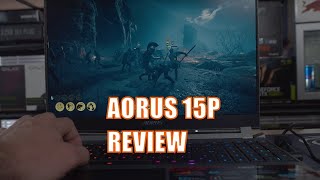 AORUS 15P REVIEW RTX 2070 MaxQ [upl. by Gniliem]