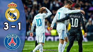 Real Madrid v PSG 3  1 ➤ Extended Highlights 2018 [upl. by Storfer]