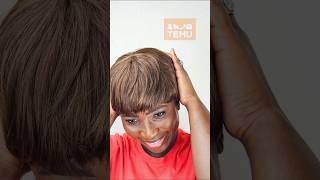 How I transformed my temu pixie wig ghanacelebrities ghana ghanaentertainment accra accraghana [upl. by Ennaoj]