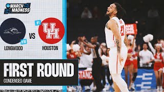 Houston vs Longwood  First Round NCAA tournament extended highlights [upl. by Essined]