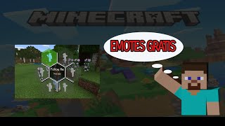 😱😱 EMOTES gratis en minecraft 😱  Buggg🤷‍♂️🤷‍♂️  Descargar Minecraft 11920 [upl. by Inattyrb664]