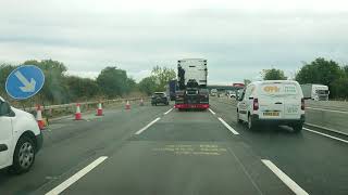 Newport Pagnell Services to Beckton Halfords 120918 [upl. by Hatty]