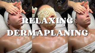 FULL length ASMR dermaplaning facial  Relaxing ASMR treatment [upl. by Enrika]