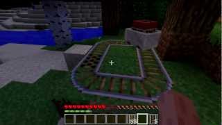 Minecraft Tutorial  How To Make A Activator Rail [upl. by Assyla]