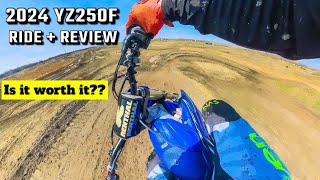 Ripping a 2024 Yz250f  Review [upl. by Schwartz]