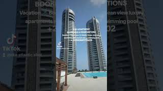 Book your Atlantic Ocean view luxury apartments ekoatlantic victoriaisland airbnb realestate [upl. by Oniram]