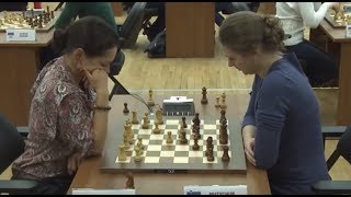 Alexandra Kosteniuk vs Anna Muzychuk  Womens BLITZ Chess Championship 2014 [upl. by Small]