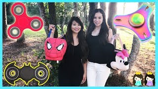 FIDGET SPINNER SURPRISE CHALLENGE Egg Hunt with Princess Squad [upl. by Moneta]