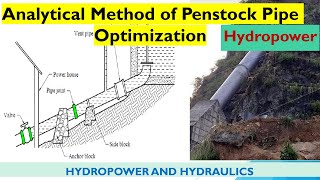 Analytical Method of Penstock Pipe Optimization [upl. by Nurat]