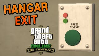 How To Unlock The Hangar Doors in Vehicle Recovery Security Contract  GTA 5 Online Contract DLC [upl. by Reppart]