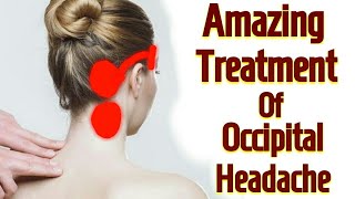 Acupressure Point For OCCIPITAL NEURALGIA  Occipital HEADACHE In Hindi [upl. by Eduino]