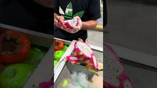 Dragon Fruit Cutting Thai Street Food [upl. by Pen407]