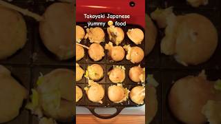 Preparing takoyaki Japanese best yummy food 😋youtubeshorts [upl. by Marelda]