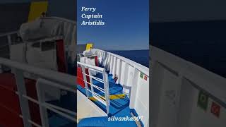 Ferry from Nidri to Fiskardo  Captain Aristidis Greek Islands Lefkada  Kefalonia shorts [upl. by Dumond945]