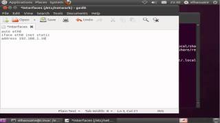 Fixer ladresse IP Sous Ubuntu [upl. by Arehsat]