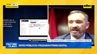 Funcionarios públicos utilizarán firma digital [upl. by Morganne]