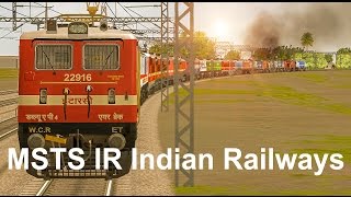 MSTS IR Indian Railways XVI Engines Parade [upl. by Cirre]