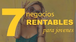 7 Negocios Rentables para jóvenes en Argentina [upl. by Pinsky737]