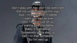 Bryson Tiller  Don’t Lyrics [upl. by Boehike]