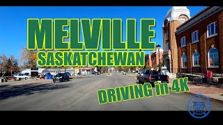 Melville Saskatchewan Canada  Driving in 4K [upl. by Eberly]