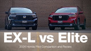 2024 Honda Pilot EXL vs Elite  Comparison and Review [upl. by Jeffery]