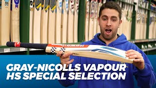 GrayNicolls Vapour HS Special Selection — Cricket Bat Review 20222023 [upl. by Enoved]