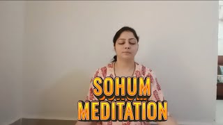 10 mins SOHUM Meditation  Breath meditation  Breath awareness  Day 12 ChintanManann [upl. by Arramat232]