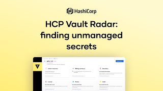 HCP Vault Radar finding unmanaged secrets [upl. by Cesaria951]