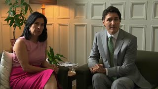 Le PM Trudeau rencontre Valérie Plante et offre ses condoléances aux familles du drame de Carberry [upl. by Akilam]