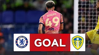 GOAL  Mateo Joseph  Chelsea 22 Leeds United  Fifth Round  Emirates FA Cup 202324 [upl. by Ueih]