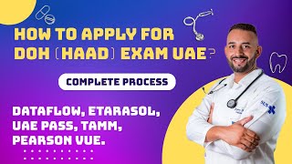 How to apply for DOH HAAD EXAM UAE Dataflow CID form Etarasol UAE Pass TAMM Pearson VUE [upl. by Whitman987]