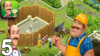 GARDENSCAPES NEW ACRES Walkthrough Gameplay Part 5  Day 5 iOS Android [upl. by Airetak797]