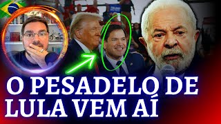 O pesadelo de Lula vem aí ⛔ Guga se desespera ao ver que Trump [upl. by Anerres984]