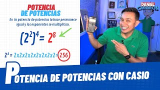 POTENCIA DE POTENCIAS CON CALCULADORA [upl. by Frederigo116]