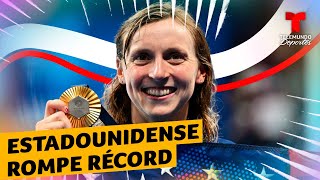 El Medallero del Día Katie Ledecky gana oro para USA y rompe récord  Juegos Olímpicos París 2024 [upl. by Grishilde29]