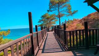 Steps to beach at olhos de Agua [upl. by Couq442]