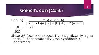 The Scientific Method Part 3 Bayes Theorem [upl. by Rhys314]