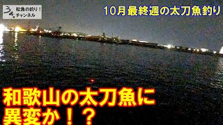 和歌山の太刀魚に異変か！？ＳＫのマズメでこれは・・10月最終週のタチウオ釣り。 [upl. by Magree620]